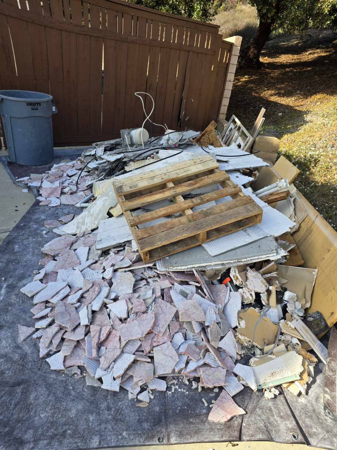 Construction Debris Removal in Poway